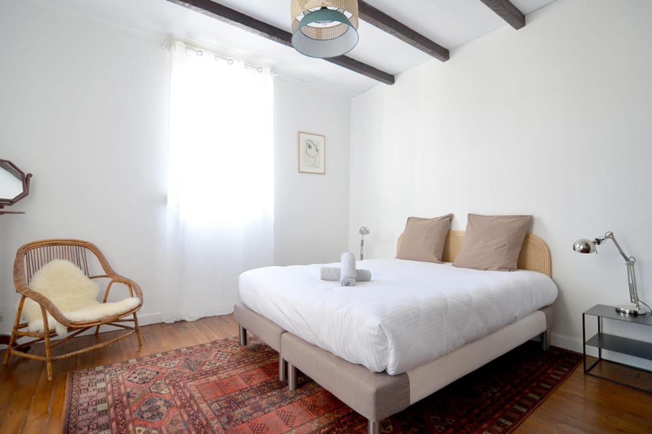 Gambetta Stylish 2 Bedrooms Apartment - Between Beach & Fresh Market Biarritz Bagian luar foto