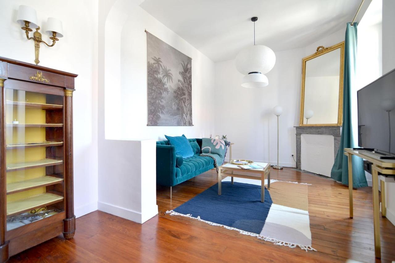 Gambetta Stylish 2 Bedrooms Apartment - Between Beach & Fresh Market Biarritz Bagian luar foto